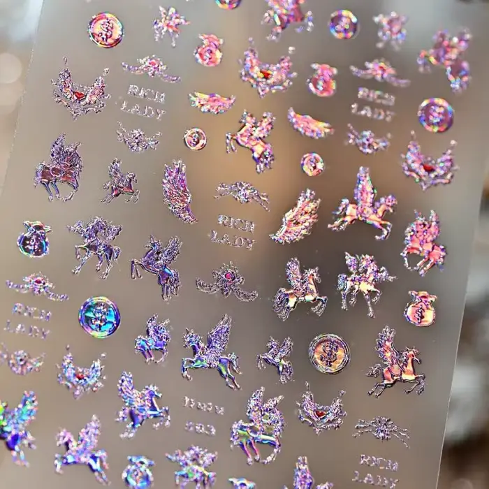 Autocollants pour ongles de luxe léger