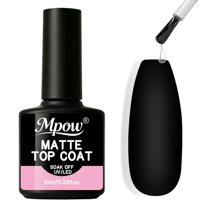 Mpow 10ml Gel de finition mat fonctionnel pour nail art