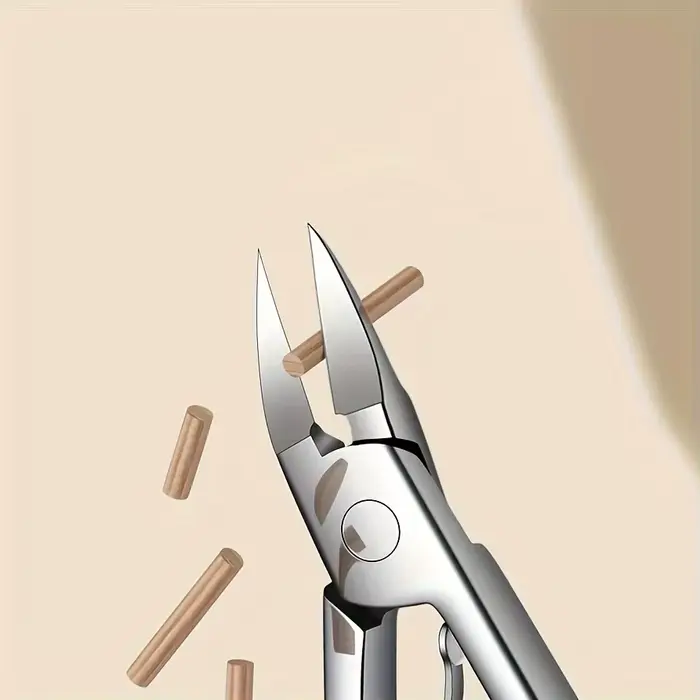 Coupe-ongles professionnel épais avec corps en acier inoxydable, pour le soin des ongles et l'élimin