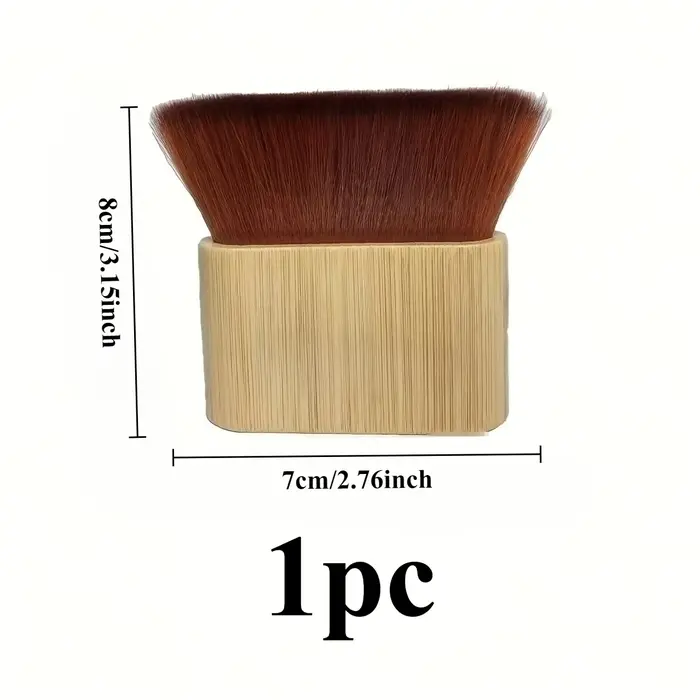 Brosse à poussière pour vernis à ongles - Poils doux et moelleux, adaptée pour une utilisation en salon de manucure et à domicile. Durable et doux pour les ongles.