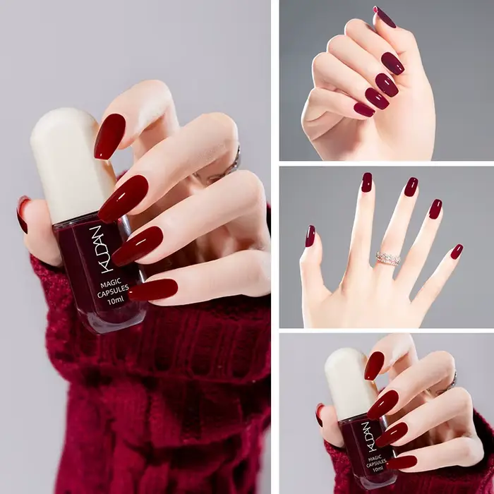 Vernis à ongles pelable à base d'eau