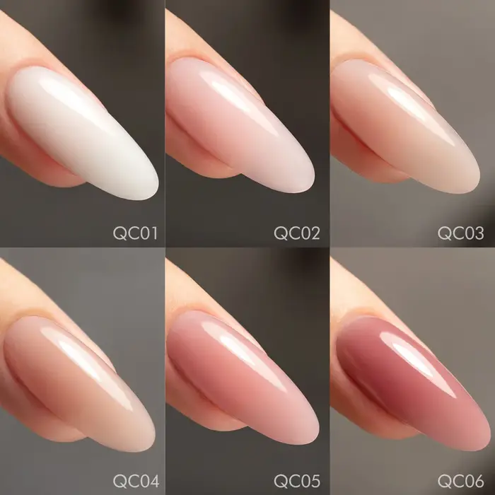 VENALISA 7,5 ml Gel de construction rapide, vernis à ongles gel semi-transparent, gel de trempage renforcé