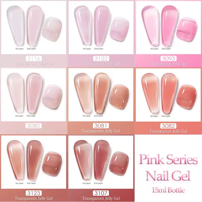 NAILCO 15ML Vernis à Ongles Gel Hiver Maillard Jelly Amber Bouteille Noire Semi-Permanent Soak Off UV LED pour Nail Art
