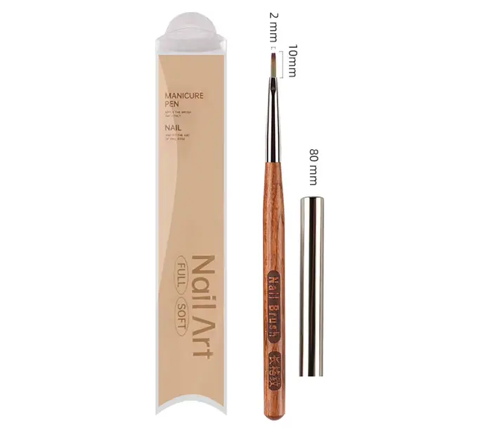 Pinceau pour Nail Art, vérificateur pour dessin d'ongles, peinture, outil de Nail Art, pinceaux de p