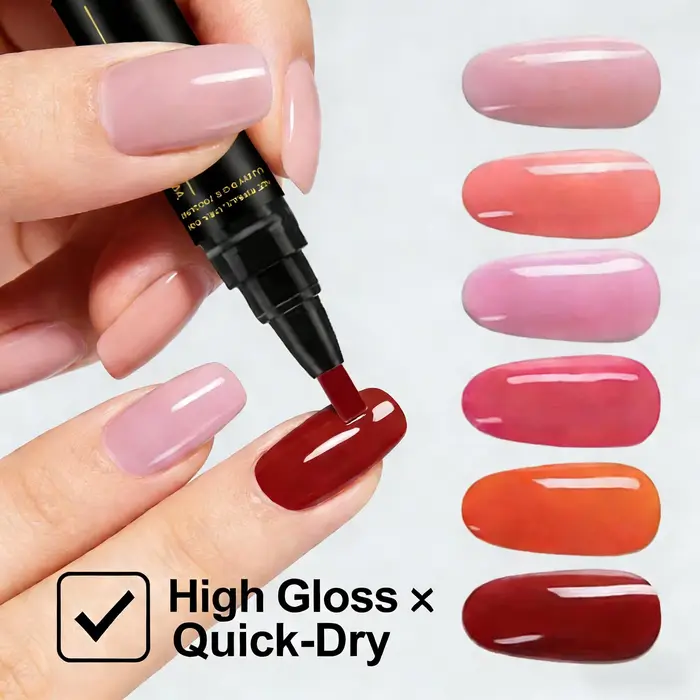 5ml ensemble de vernis à ongles Gel bricolage Nail Art Design 6 pièces manucure peinture Gel Kit longue durée mode