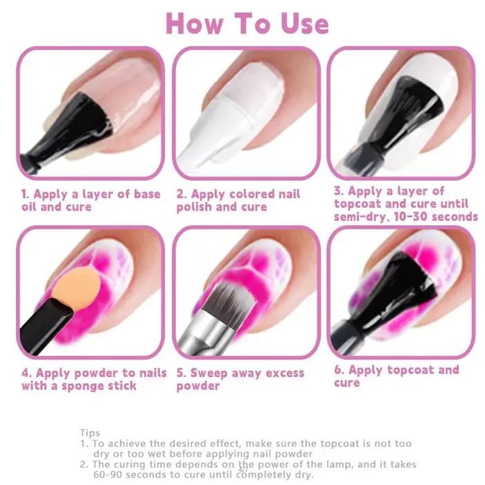 Palette de 40 couleurs pour ongles
