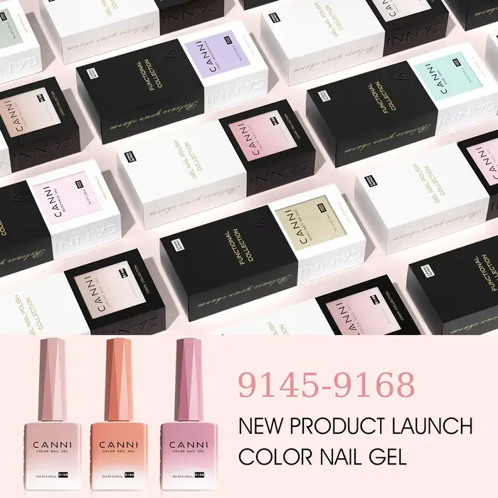 Canni vernis à ongles Gel gelée couleur nue HEMA gratuit TPO