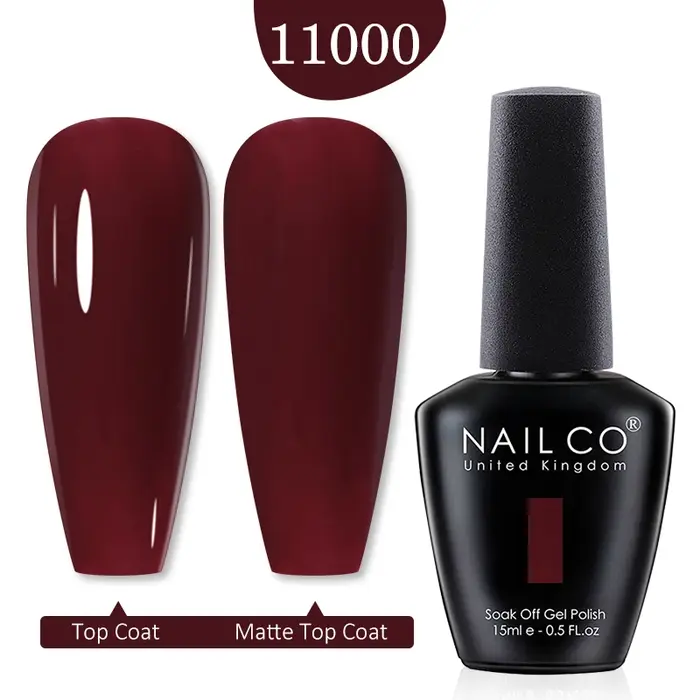 NAILCO Gel vernis à ongles printemps 140 couleurs pour la décoration d'automne Semi Permanent mat couche de Base