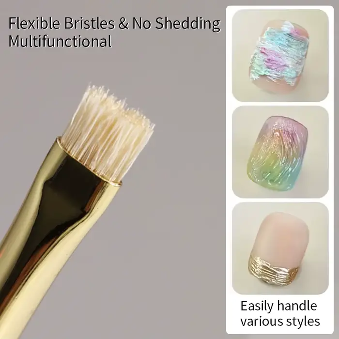 RSNAIL Nail Art brosse multifonctionnelle rayure Liner brosses modélisation ondulation de l'eau bricolage conception