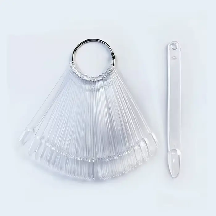 50 cartes de couleurs pour ongles, affichage transparent du nuancier des ongles, modèle de vernis Ge