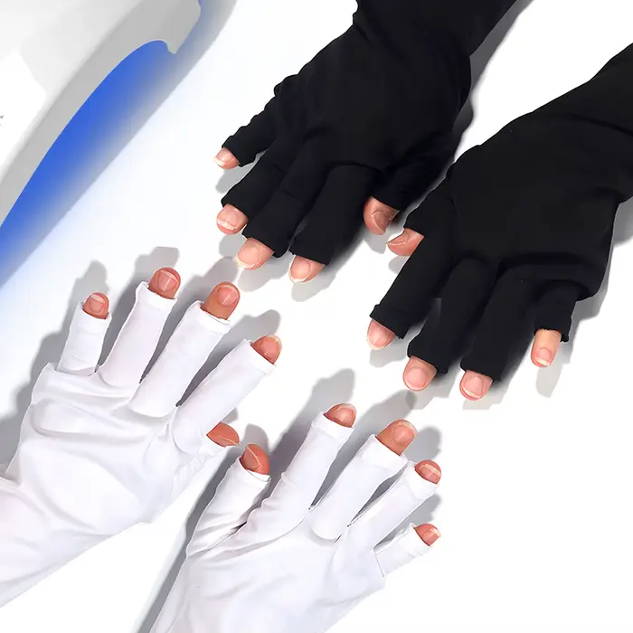 Gants anti-UV pour nail art