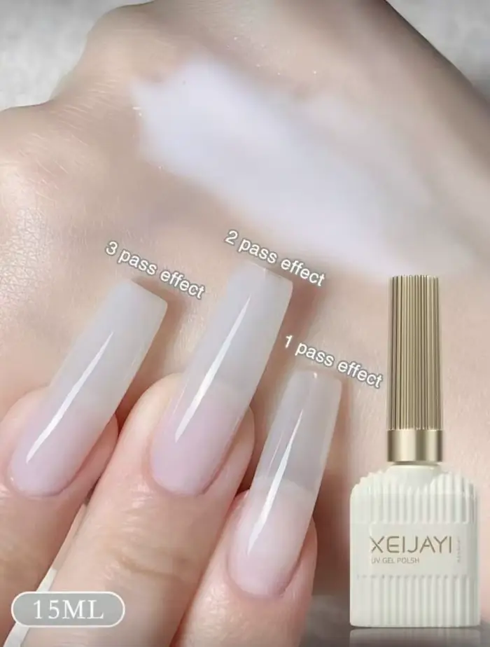XEIJAYI 15ml Vernis à ongles gel couleur unie