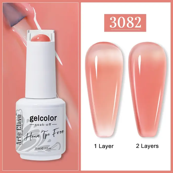 Vernis à ongles semi-permanent Arte Clavo 15ml en gelée