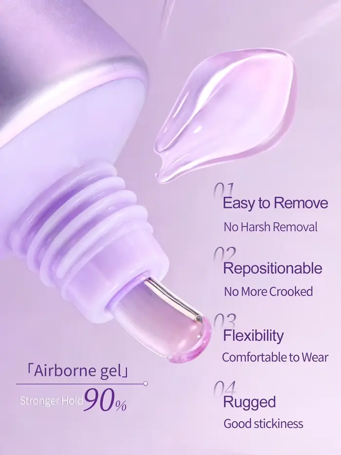 XEIJAYI 1pc 30ml Gel à ongles solide - Gel pour pointes d'ongles