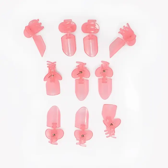 10 pièces/ensemble rose manucure doigt housse de Protection vernis bouclier