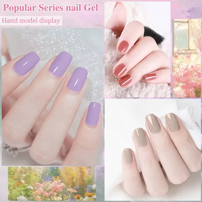 Ensemble de vernis à ongles Gel UV LED 8 couleurs-haute pénétration