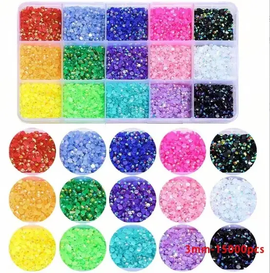 Kit Éblouissant : Couleurs Vibrantes pour le Nail Art, les Projets DIY, les Vêtements, les Chaussure