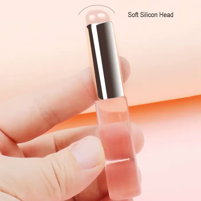 Brosse à ongles en Silicone rose