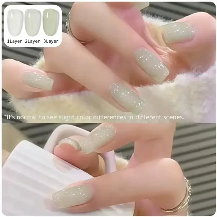 15ml Sans tracas # Gel nude matcha translucide 08