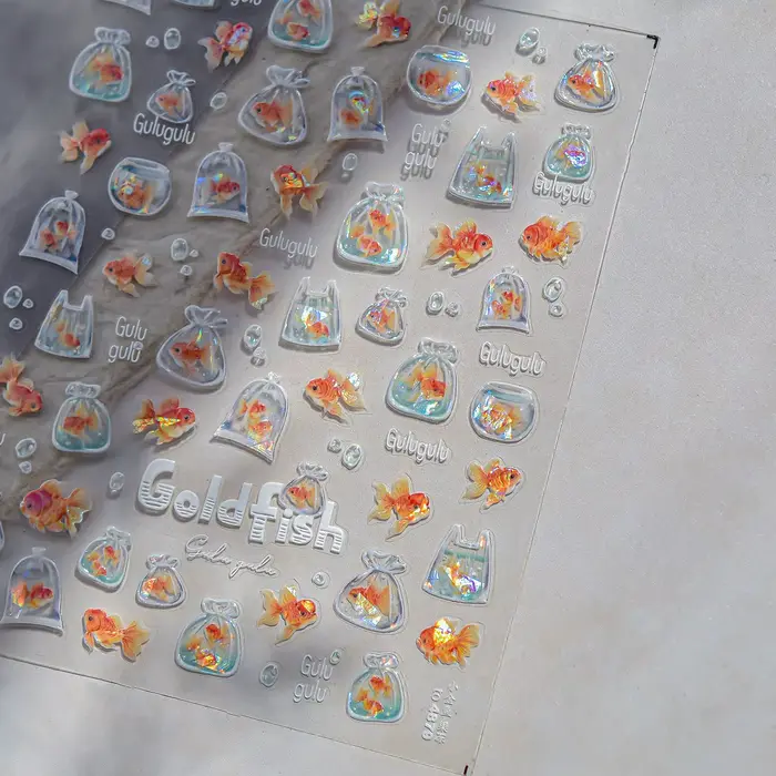 Autocollant de manucure auto-adhésif pour Nail Art, coquille d'océan, étoile de mer, conque, baleine