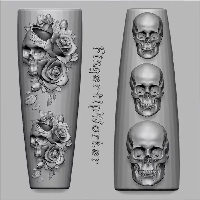 Moules en Silicone pour Nail Art