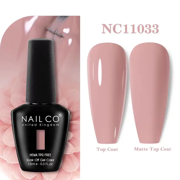 NAILCO – série de couleurs violettes nude