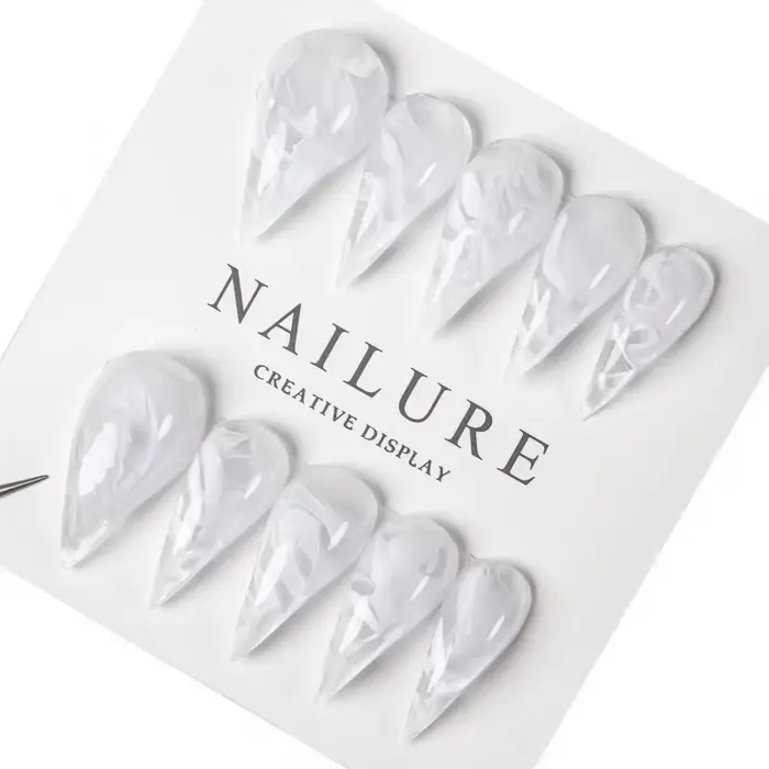 Faux ongles à presser extra longs
