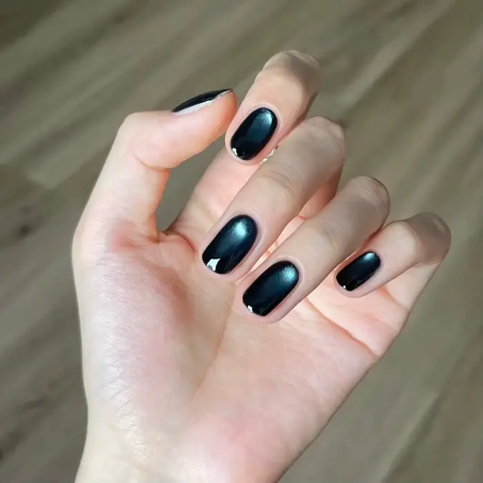 MIANEL Gel à ongles effet œil de chat bleu nuit foncé
