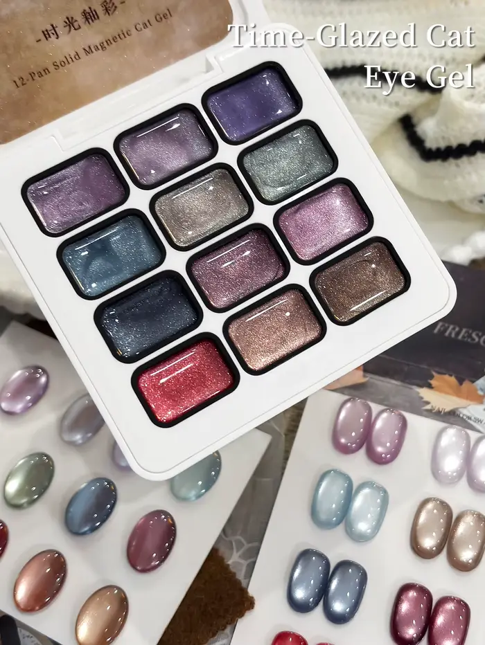 Gel semi-permanent pour ongles en 12 couleurs