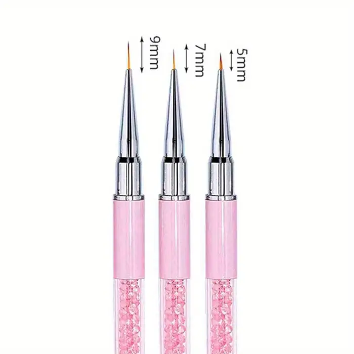 5/7/9/11/13/15mm ongles Art brosse lignes rayure fleur peinture dessin stylo acrylique UV Gel Extension grilles