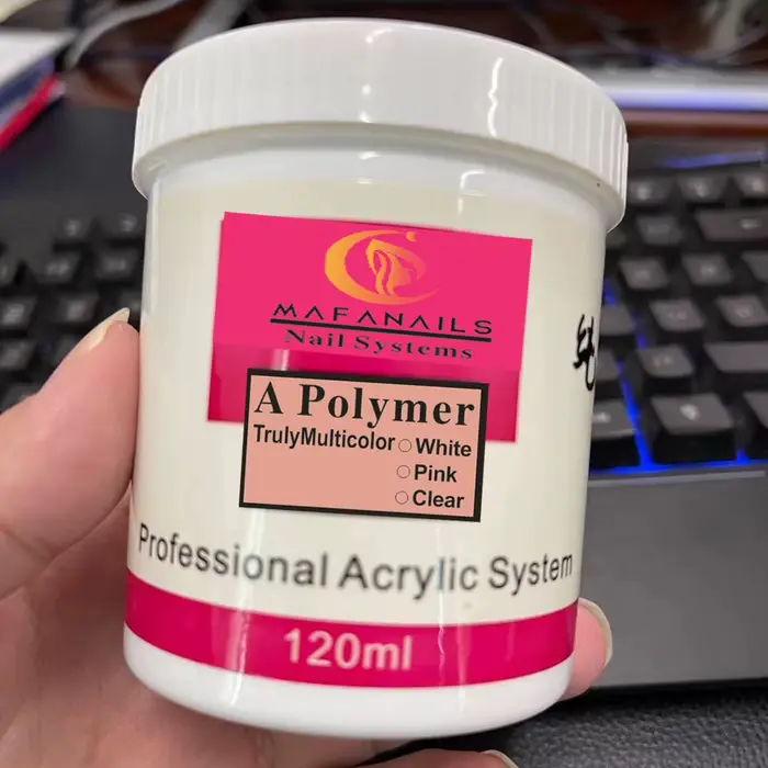1 bouteille de poudre acrylique pour ongles