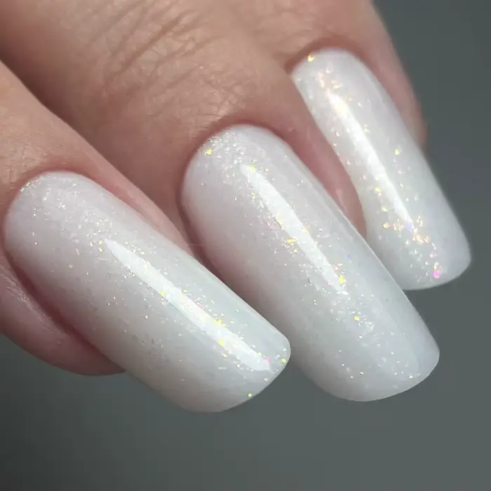 KODIES GEL Kitty Base en caoutchouc blanc Gel vernis à ongles perle brillant 15ML Semi Permanent UV Structure auto-nivelante Gels de Construction