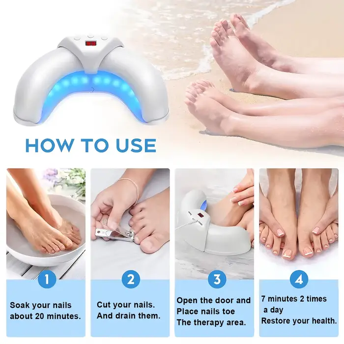 Dispositif Laser fongique pour réparation des ongles des pieds