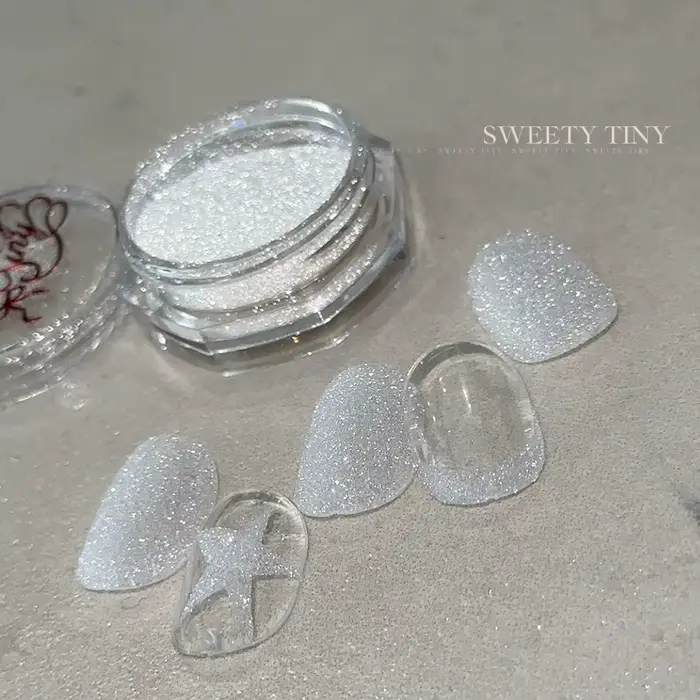 Poudre de sucre pour ongles