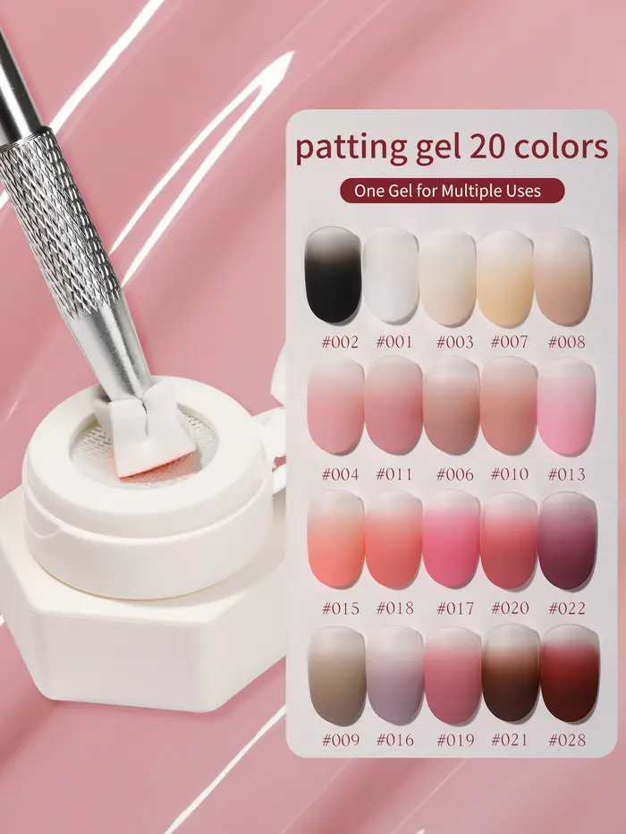 FRESCOBALDI Vernis à ongles semi-solide en gel, 20 couleurs, brossable, hautement saturé, adapté pour une utilisation en salon et à domicile, toutes saisons
