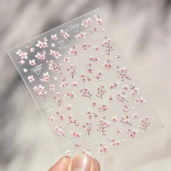 Autocollants 5D en relief pour ongles