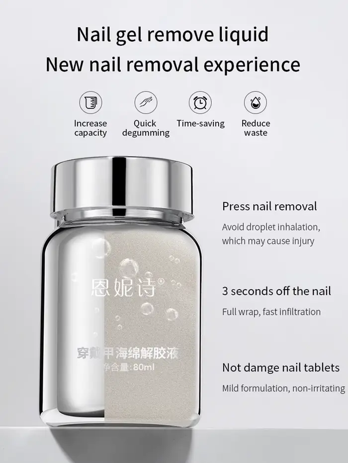 Dissolvant de vernis à ongles Gel magique rapide