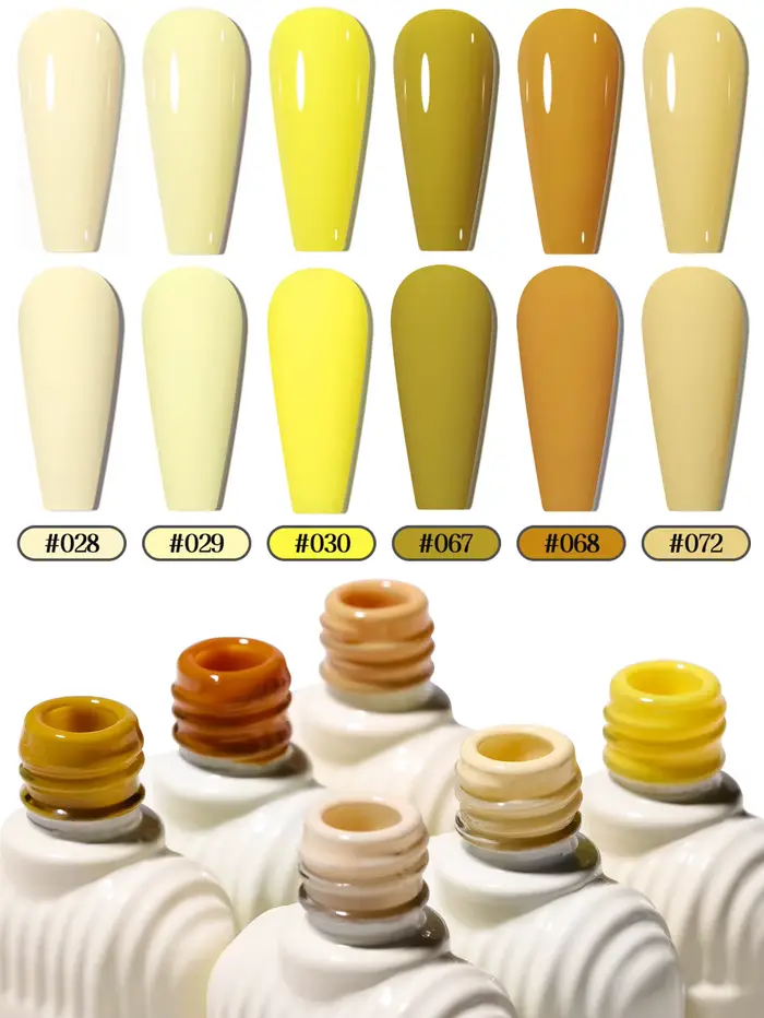 Vernis à ongles Gel jaune d'oie 15ml