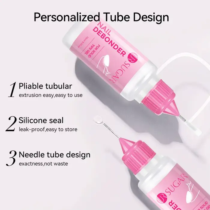 Dissolvant et détachant rapide pour faux ongles en gel solide