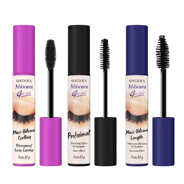 Le mascara 4D est durable, mince, recourbé et dense, imperméable, résistant à la transpiration et sans bavures.