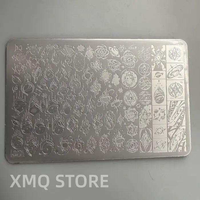 XMQ NAIL ART STAMPING PLATES NUMÉRO TEMPLATES LETTES IMAGEPLATE