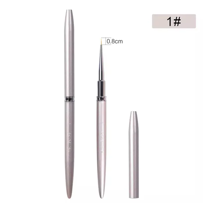 Brosse à ongles peinture ligne de dénudage UV Gel polissage conseils de conception ongles profession