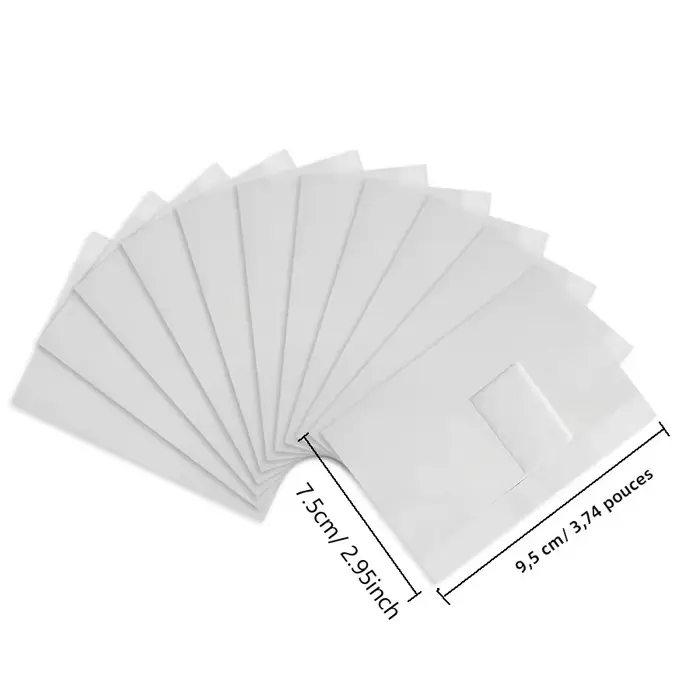 100 pièces sac feuille d'aluminium Nail Art tremper le vernis à ongles enlèvement enveloppes serviette Gel dissolvant outil de manucure