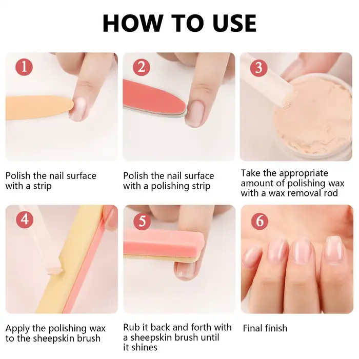 Kit d'outils de polissage des ongles