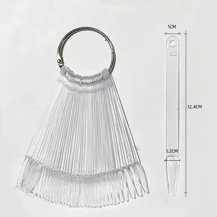 Produits pour ongles 50 couleurs carte en éventail pour vernis à ongles carte de vernis à ongles pra