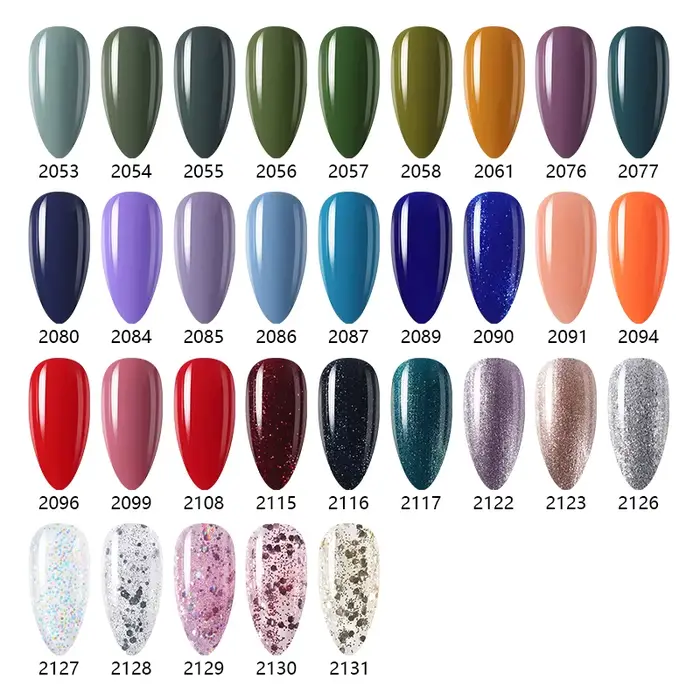 NAILCO 15ml été UV Gel Vernis à ongles couleurs roses Lakiery Hybrydowe