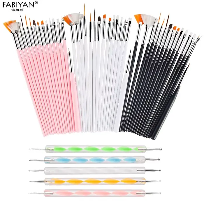 Kit de pinceaux pour nail art – Peinture