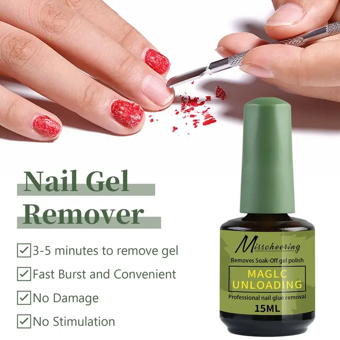 Dissolvant de vernis à ongles Gel magique rapide