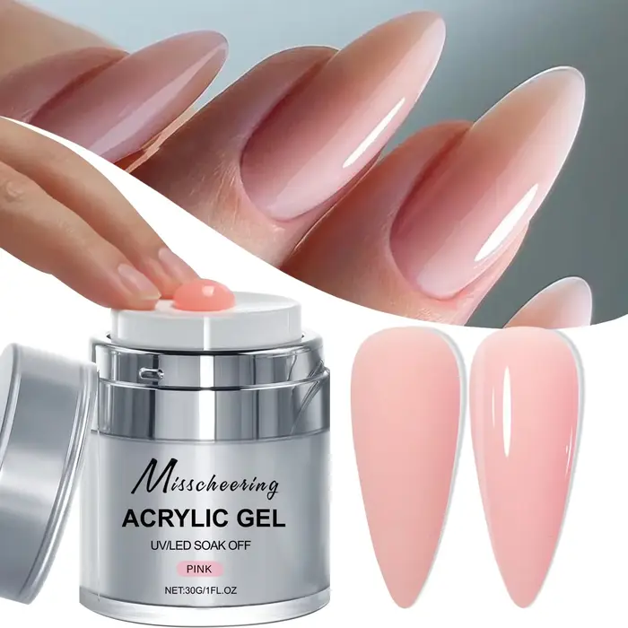 2/3 pots de Gel pour ongles en Poly UV LED durci constructeur ensemble de Gel