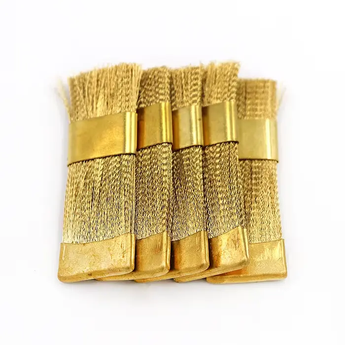 Nail Art 1Pc forets à ongles brosse de nettoyage brosses en fil de cuivre